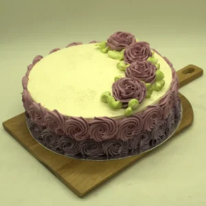 Purple Rosette Ombre Cake